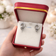 Сережки у стилі Bvlgari подвійне кільце (Silver) - зображення 3