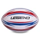 М'яч для регбі №3 до 9 років LEGEND R-3290 білий-червоний-синій - зображення 1