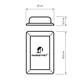3G/4G/CDMA Антенна MARKETNET Maxi MIMO 22 dBi 824-960 МГц/1700-2700 МГц (Милитари) - изображение 3