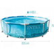 Каркасный бассейн Intex "Морской принт" 305×76 см, 4485л, с фильтром и сливным клапаном - изображение 2