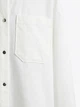 Жіноча джинсова сорочка Shift Oversize молочна 46-48 (L/XL) - зображення 8