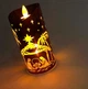 Светодиодная свеча LED 5×7 см тёплый белый, золотая, имитация пламени, вкладыш для лампад и декора XJ5200 - изображение 5