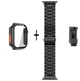 Бампер і металевий ремінець для Apple Watch на всі серії Чорний - зображення 2