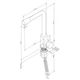 Смеситель для кухни с L-изливом AM.PM X-Joy S EcoStart черный F85B05022 - изображение 6