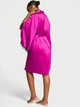 Жіночий халат Victoria's Secret (8849987891853) Satin Rose Lace-Trim Midi M/L рожевий - зображення 2