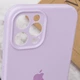 Чохол Silicone Premium case з захистом камери для iPhone 12 Pro Max Full Camera Protective lilac 9663 - зображення 6
