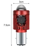 Лампа світлодіодна лінза AVASHIN з активним охолодженням та BI- LED H6 BA20D mini 6000K 12-32V Canbus за 1шт - зображення 2