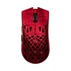 Карбонова ігрова бездротова мишка ATK Ghost Ultimate / 2.4 GHz / USB-C / Bluetooth / PAW3950 Ultra / Red / Червоний - зображення 1