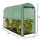 Арочная теплица для огорода 3×1×2 м Garden Line TUN3965 садовая теплица с дополнительной вентиляцией парник для овощей овощная мини-теплица для дачи рассада зелень компактный арочный парник защита от ветра дождя солнца легкая сборка - изображение 2