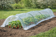 Садовая плёночная теплица 1.5x4 м Garden Line EVA5417 арочный туннель для растений парник для рассады овощей теплица для дачи и огорода фольгированный укрывной мини парник защита от ветра дождя солнца компактная складная теплица - изображение 5