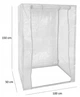 Вертикальная теплица для сада Garden Line TUN0396 1x0.5x1.5 м мини теплица для рассады овощей компактный парник для балкона дачи односкатная теплица укрывная для растений защита от холода ветра дождя переносная складная - изображение 3