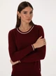 Джемпер женский Pierre Cardin G022SZ0TK-000-2337079(Vişne) L Вишневый (8683859308965) - изображение 5
