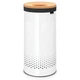 Бак для білизни з корковою кришкою Brabantia 35 л білий 104367 (00800246) - зображення 1