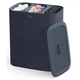 Корзина для белья с тремя отделениями Joseph Joseph Tota 90 л Black 50025 (01001116) - изображение 1
