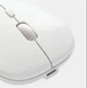 Безпровідна мишка для комп'ютера ПК та ноутбука бездротова Slim Mouse безшумна акумуляторна 2в1 Bluetooth і USB 2.4Hz плоска до ТВ без підсвітки Біла - зображення 6