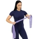 Лента эластичная для фитнеса и йоги 120смx15смx0.35мм XS-Самый Легкий Zelart фиолетовый FI-7682-1 - изображение 4
