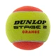 Мячи для большого тенниса 3шт Высокоэластичная резина Войлок DUNLOP STAGE 2 ORANGE салатовый-оранжевый DL601339 - изображение 3