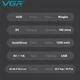 Электробритва шейвер VGR V-350 двойное лезвие 2 насадки LED дисплей Золотой - изображение 6