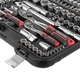 Набір інструментів 1/2" + 1/4" STORM INTERTOOL ET-8110 Cr-V 110 од. головки: 4-32 мм біти 35 од - зображення 5