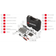 Набір інструментів 1/2" & 1/4" INTERTOOL ET-9108 110 од. шестигранні TORX подовжені головки з насадками - зображення 8
