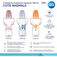 Бутылочка для кормления Canpol babies CUTE ANIMALS стандартная с ручками 250 мл розовая (11/845_pin) - изображение 4