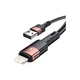 Дата кабель USB 2.0 AM to Lightning 2.0m 2.4A brown Essager (EXCL-XCA12) - зображення 2