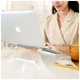 Підставка до ноутбука Ugreen LP230 Foldable Desktop Laptop Stand Silver (80348) - изображение 4