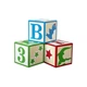 Кубики Melissa&Doug Набір з 3-х великих дерев'яних кубиків (MD30543) - зображення 3