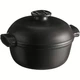 Кастрюля с крышкой керамическая Emile Henry Delight 2 л черный 776620 (08700752) - изображение 1