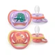 Пустышка Philips AVENT Ultra Air 18+ місяців 2 шт фіолетово-кораллов (SCF349/47) - изображение 1