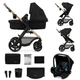 Коляска Kinderkraft 3 в 1 Moov 2 Pure Black (KSMOOV02BLKEV00) (5902533925780) - изображение 1