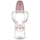 Бутылочка для кормления Canpol babies CUTE ANIMALS стандартная с ручками 250 мл розовая (11/845_pin) - изображение 1