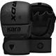 Рукавиці для ММА F6 KARA Matte RDX Inc Limited GSR-F6MB-S/M+ Black, S/M (капа у комплекті) - зображення 1