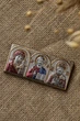 Автомобільна срібна ікона (код AP-1 G M) 3,4 см * 7,7 см - зображення 4