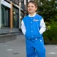 Бомбер дитячий унісекс з написом трикотаж Superkid Trendy Tot 03-01251 синій 86 см (18 мiс.) - изображение 7
