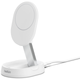 Зарядний пристрій бездротовий Belkin 15Вт Magnetic Stand Qi2, адаптер 20Вт USB-C, білий - изображение 1