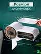 Настенный держатель-диспенсер для туалетной бумаги закрытый влагозащитный с полочкой и выдвижным ящиком, крепление без сверления, Белый (6326651543) - изображение 4