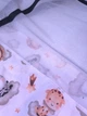 Захисний манеж для потяга з чохлом, дитячий бар'єр від падіння, зорянне сафарі на сірих хмаринках - зображення 4
