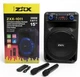 Бездротова портативна Bluetooth колонка ZXX-1011 на колесах із мікрофонами 800 Вт караоке система - зображення 10