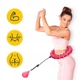 Массажный обруч для похудения HULA HOOP HL8767 Хула Хуп с грузом для фитнеса Розовый - изображение 2