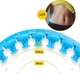 Массажный обруч для похудения HULA HOOP HL8767 Хула Хуп с грузом для фитнеса Синий - изображение 6