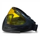 Маска пейнтбольная FMA F1 Paintball с одинарным стеклом - Black/Yellow - изображение 3