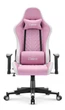 Ігрове крісло Cabro C508 Pink White тканина - изображение 2