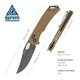 Ніж складаний SRM Retriever 9201-GW, коричневий - зображення 6