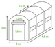 Теплиця Парник Тунель 3x4,5x2 - 13,5 м2 Зелений Focus Garden - изображение 6