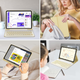 Чехол-клавиатура JADEMALL для iPad 10 (10.9", 2022, A2696/A2757/A2777), Bluetooth, QWERTZU, съемная, желтый - изображение 8