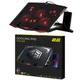 Підставка для ноутбука 2E GAMING CPG-005, до 17.3", 2xUSB-A, LCD/phone holder, RGB, чорний - зображення 12