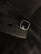 Чохол Pugach TPU (camera stand/Magsafe)+натуральна шкіра (козлик) iPhone 13/14 чорний - зображення 4