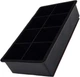 Форма для льда на 8 силиконовой ячейки 21 x 11.5 x 5 см черная - изображение 6