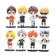 Набор фигурок Волейбол Куроко Kuroko no Basuke Чиби аниме детские игрушки 8 шт 10 см - изображение 2